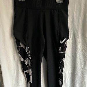 NIKECOURT DriFit Black Tennis Leggings